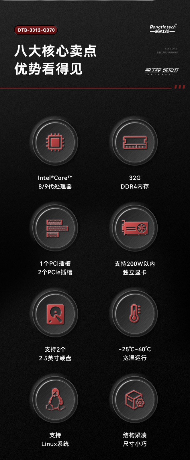 邊緣計(jì)算工業(yè)電腦,酷睿8代工控機(jī),DTB-3312-Q370.jpg