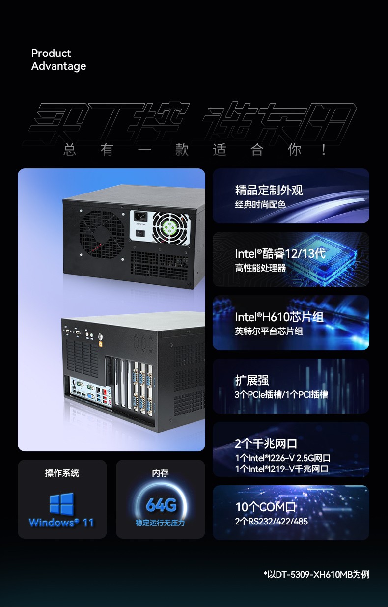 壁掛式工控機,13個USB主機電腦,DT-5309-JH610MB1.jpg
