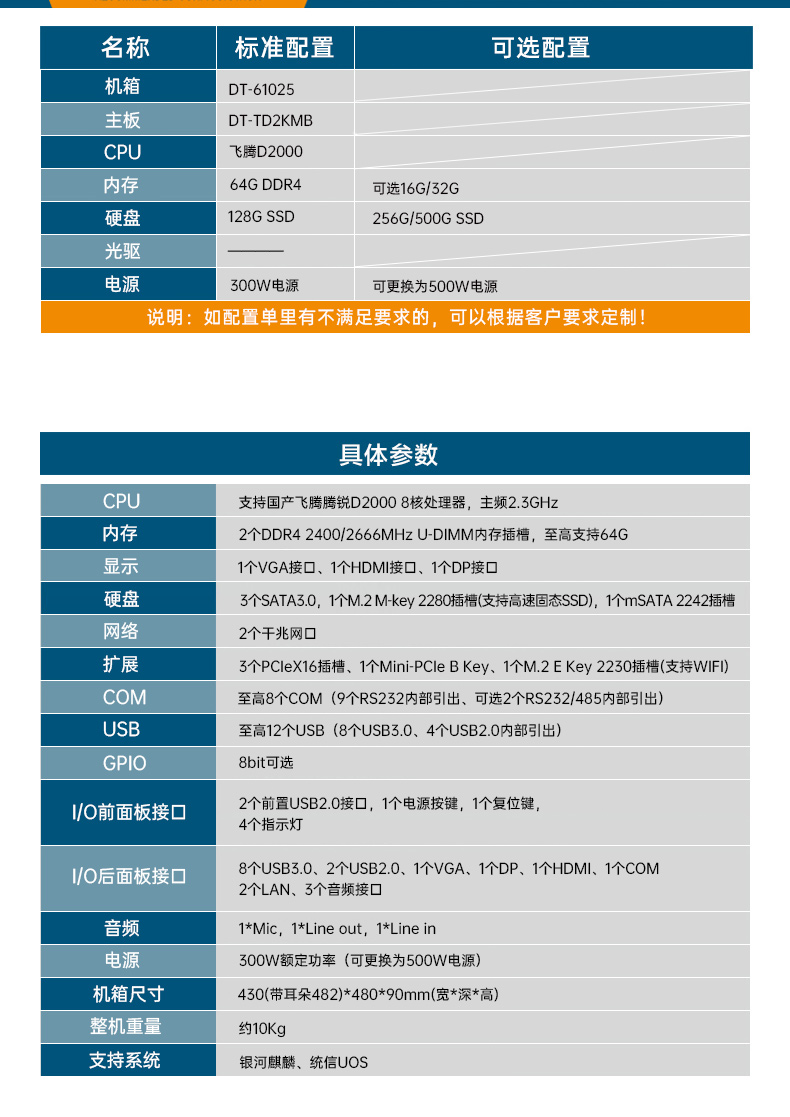 國產(chǎn)化機柜工控機,飛騰cpu,適配麒麟統(tǒng)信國產(chǎn)系統(tǒng),DT-61025-TD2KMB.jpg